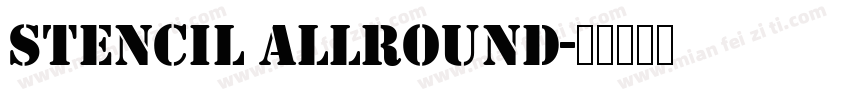 Stencil Allround字体转换